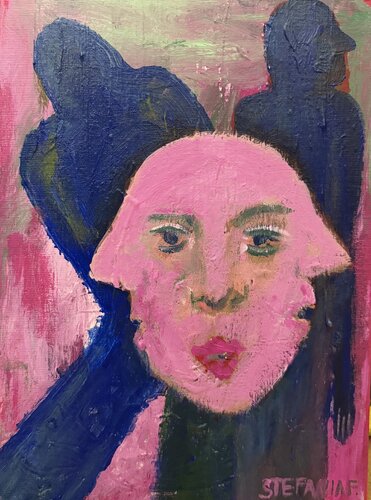 Me, Myself and I von Stefania Fiedler, Malerei kaufen auf Singulart