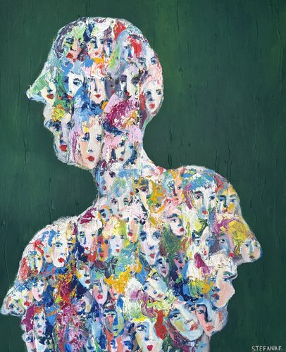 Rodokształt II (Ancestral shapes) van Stefania Fiedler, Schilderij te koop op Singulart