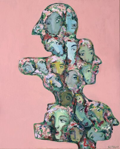 Rodokształt II (Ancestral shapes) von Stefania Fiedler, Malerei kaufen auf Singulart