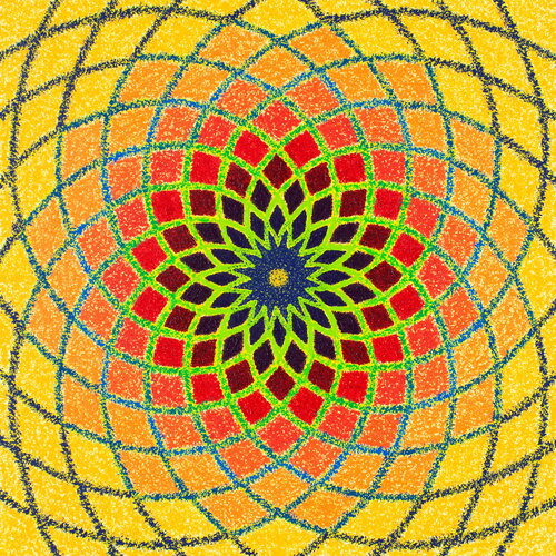 Golden Spirals AC2025030 van Adib Haddad, Schilderij te koop op Singulart
