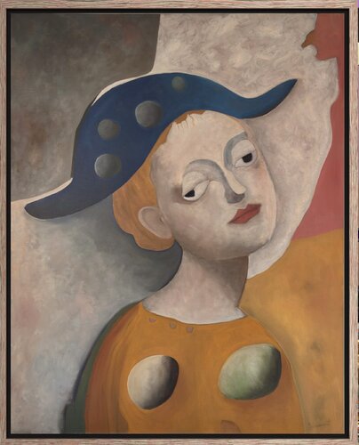 The Borrowed Headpiece van Henrik Diamant, Schilderij te koop op Singulart