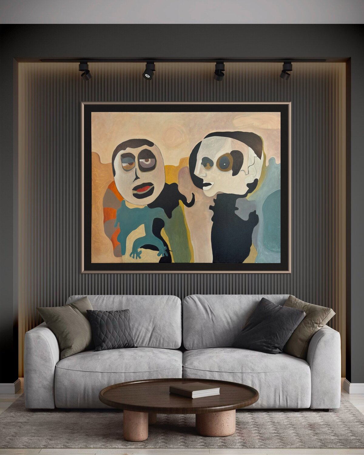Two Figures Discussing Geometry Henrik Diamant