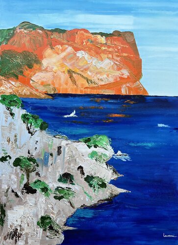 Cap Canaille di Francoise LAVENU, Pittura in vendita su Singulart