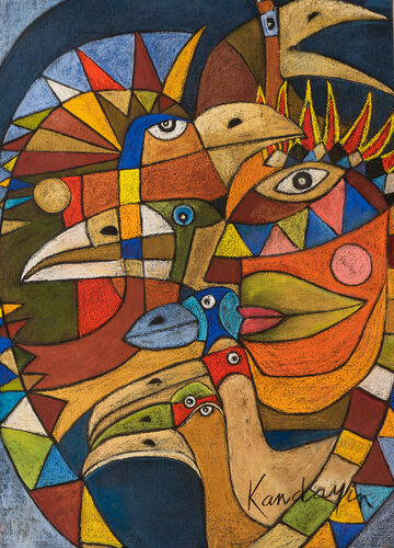 Piafs di Dominique Charrière, Pittura in vendita su Singulart
