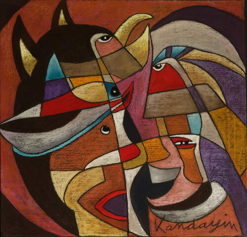 Complicité di Dominique Charrière, Pittura in vendita su Singulart