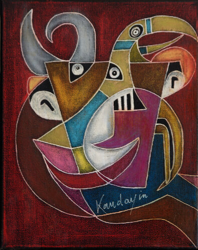 Auto-portrait von Dominique Charrière, Malerei kaufen auf Singulart