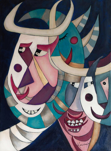 Barbe à papa di Dominique Charrière, Pittura in vendita su Singulart