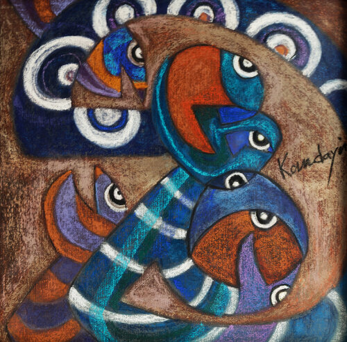 Farandole de Dominique Charrière, Pintura a la venta en Singulart