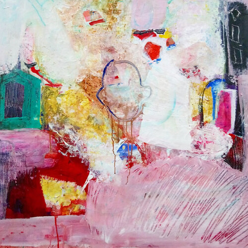 L'âme du village by Susana Machado, 회화 for Sale on Singulart