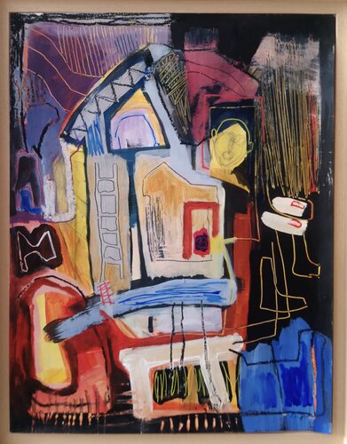 La cabane by Susana Machado, 회화 for Sale on Singulart