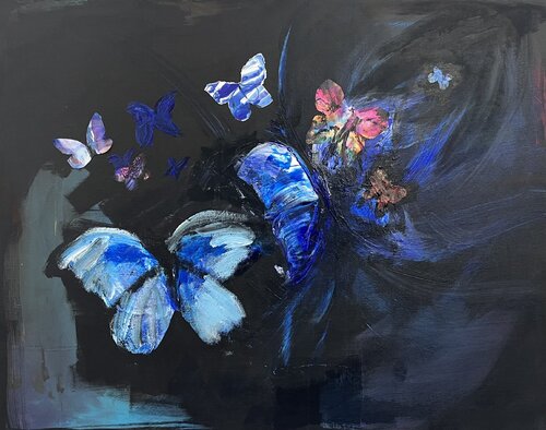 Vol de nuit I by Susana Machado, 회화 for Sale on Singulart