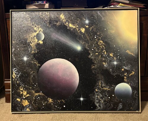 Celestial Reverie van Linda Diaz, Schilderij te koop op Singulart