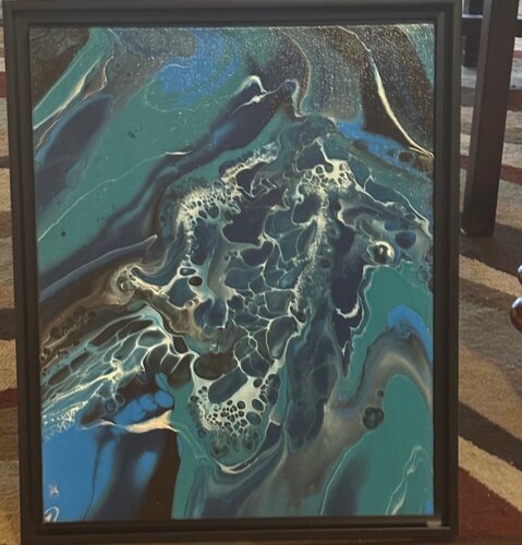 Deep Water Rising van Linda Diaz, Schilderij te koop op Singulart