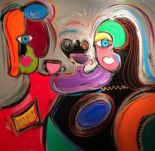 Cheers (SOLD) di Ayka Chao, Pittura in vendita su Singulart
