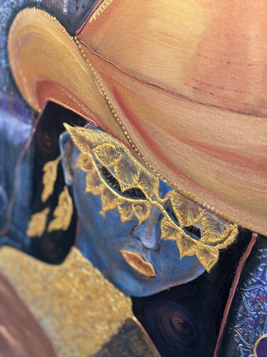 I Am Queen woman | Paris Exhibition Piece di Ayka Chao, Pittura in vendita su Singulart