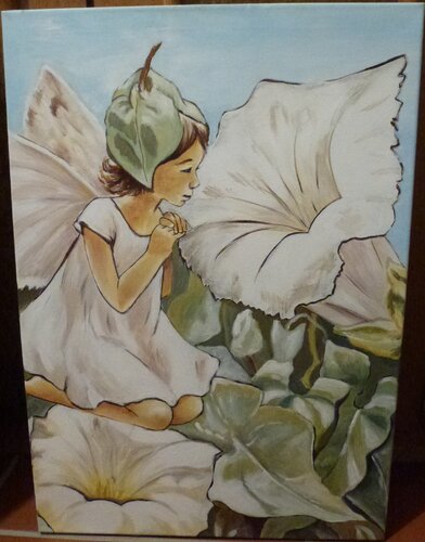 Elfenmädchen van Sonja Arvai, Schilderij te koop op Singulart
