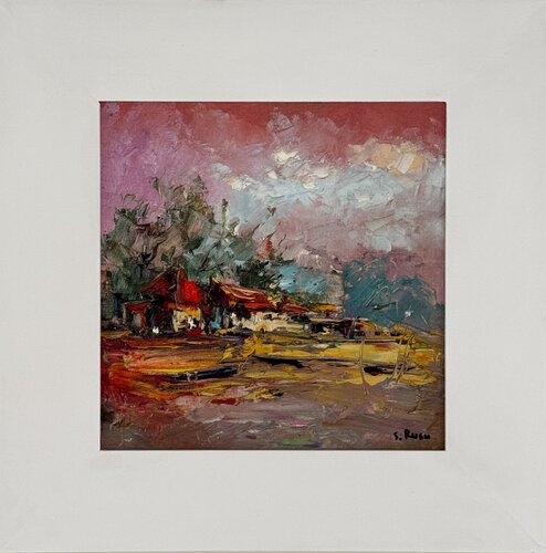 "Brume Pourpre" par Sergiu RUSU, Peinture en vente sur Singulart