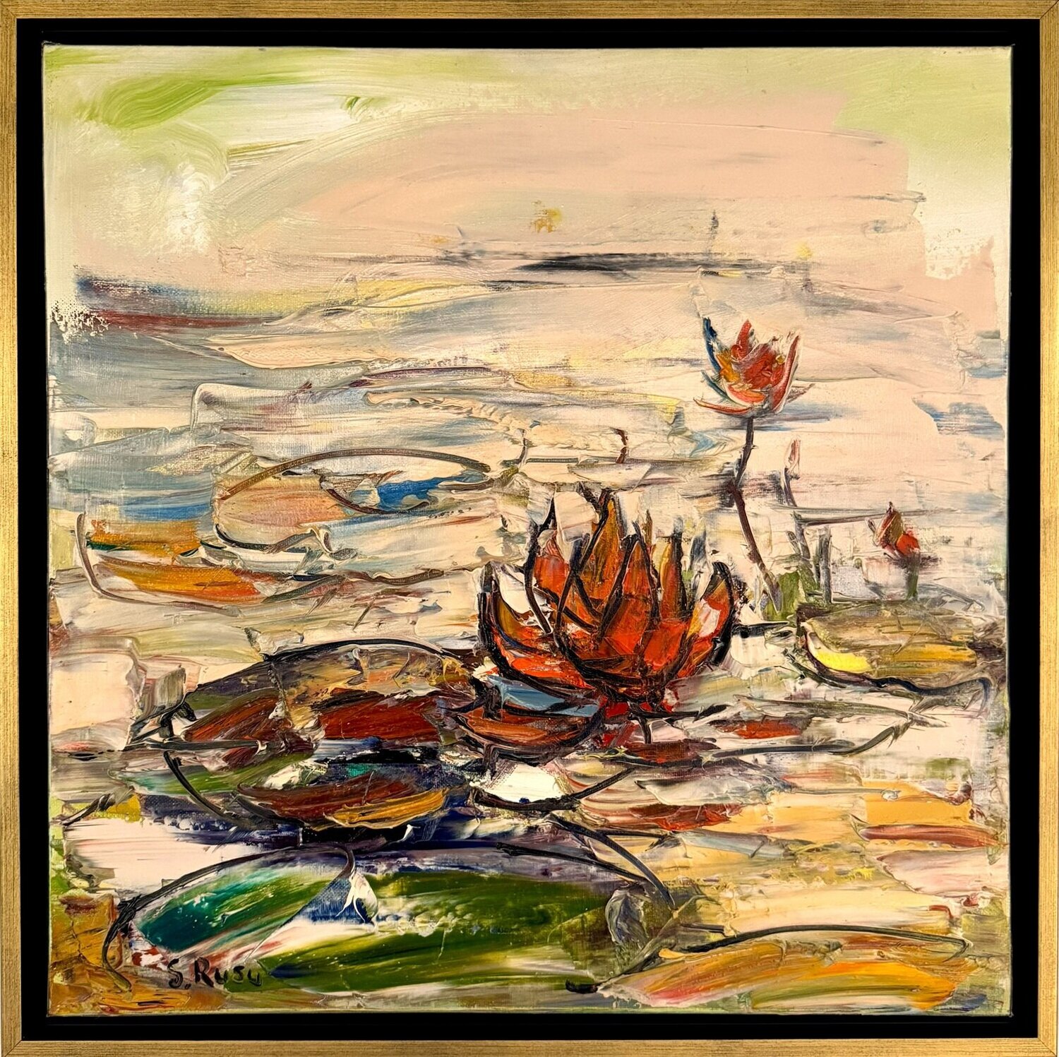 "Miroirs de Lumière" Sergiu RUSU Pintura original en venta
