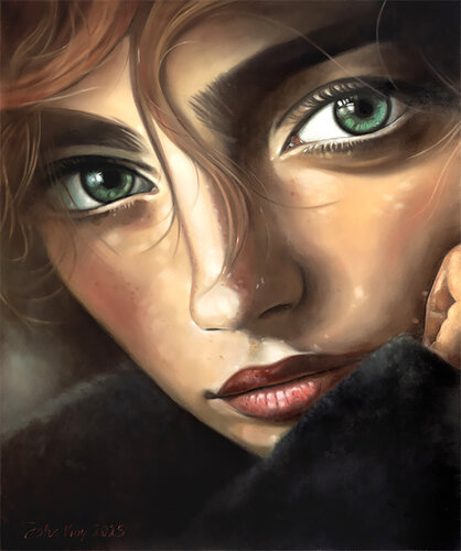 The woman from my dreams. van John Noy, Schilderij te koop op Singulart