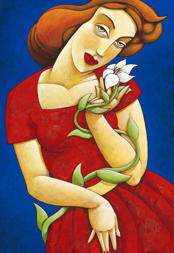 Blooming beauty van John Noy, Schilderij te koop op Singulart