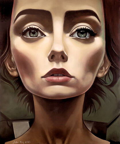 Intriging Portrait of a women van John Noy, Afdruk te koop op Singulart