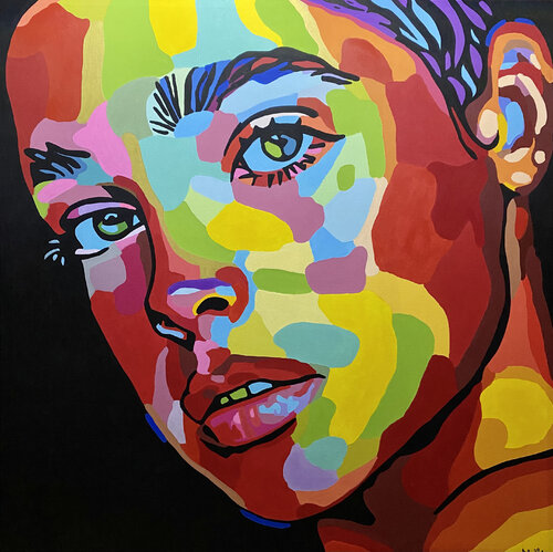 BEAUTY LADY von Uli Fischer, Malerei kaufen auf Singulart