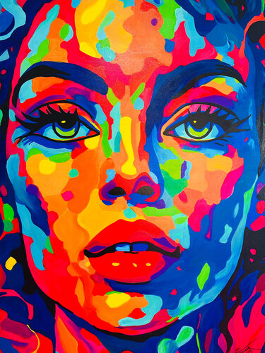 She’s a Woman van Uli Fischer, Schilderij te koop op Singulart