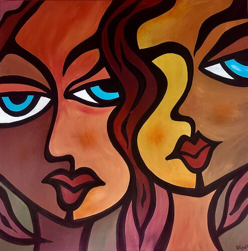 Split Harmony van Uli Fischer, Schilderij te koop op Singulart