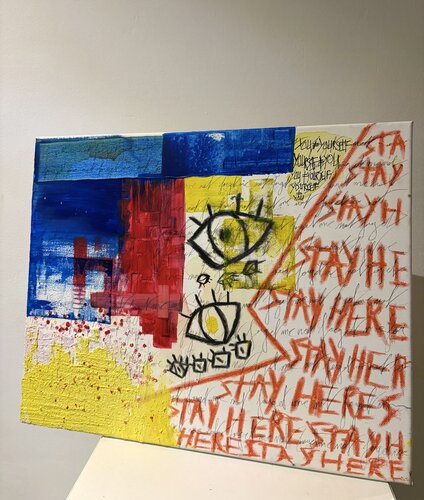 Imprint van what thepaint, Schilderij te koop op Singulart