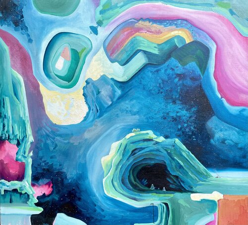 The Color Of Retrospection von Liane Engstrom Simon, Malerei kaufen auf Singulart