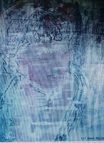 angela m. oslo 2008 van Avni Alija, Schilderij te koop op Singulart