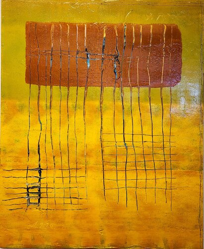 abwesen-04 van Avni Alija, Schilderij te koop op Singulart