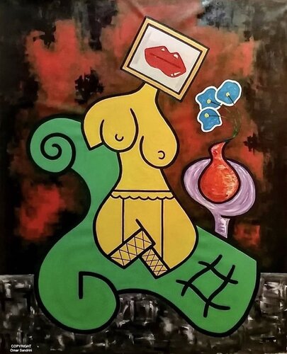 SENZA TITOLO di Omar Sandrini, Pittura in vendita su Singulart