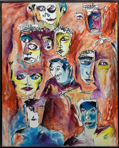 THE COUNTRY OF FRUITS AND NUTS van Renato de la Riva, Schilderij te koop op Singulart
