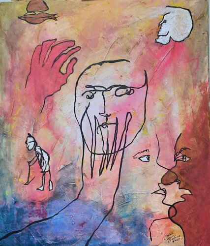 HOW SAD IS OLD AGE, MY SON de Renato de la Riva, Pintura a la venta en Singulart