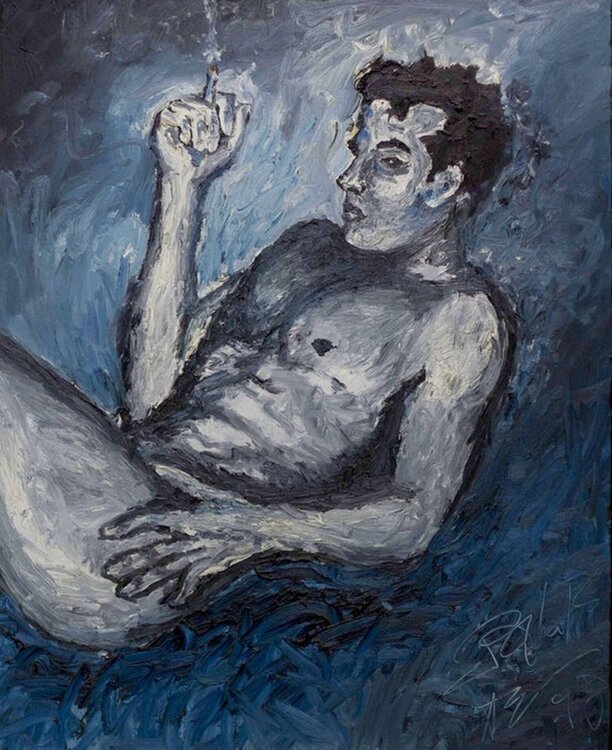 SMOKING....I WAIT Renato de la Riva