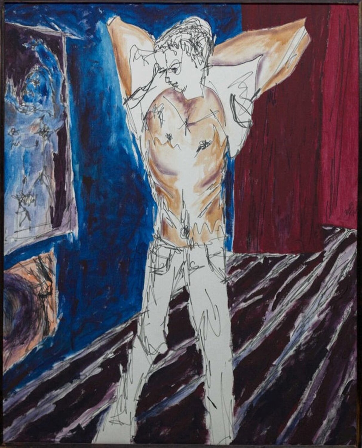 YOUR HUMBLE SERVANT Renato de la Riva Pintura original en venta