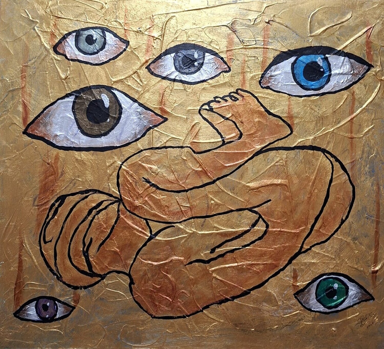 THE VOID Renato de la Riva Original painting for sale