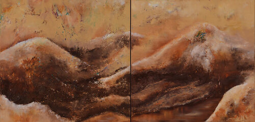 Barren Land par Didi Zeidan, Peinture en vente sur Singulart