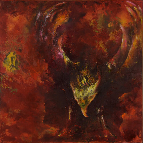 Yielding Birds par Didi Zeidan, Peinture en vente sur Singulart