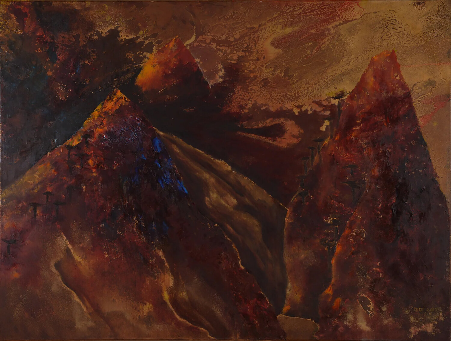 Golden Mountain Peaks Didi Zeidan