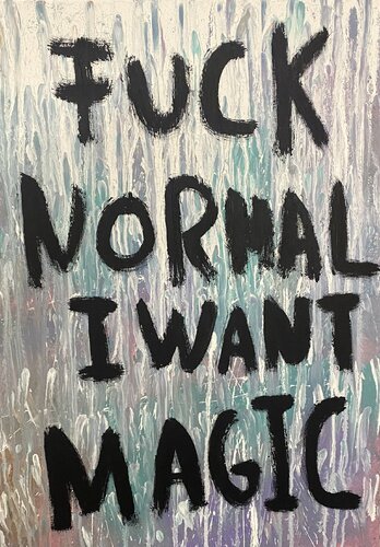 Fuck Normal van Kai Amon, Schilderij te koop op Singulart