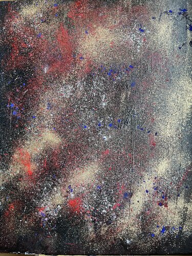 Débordement - L'Origine du Souffle von Sylvie Pulur, Malerei kaufen auf Singulart