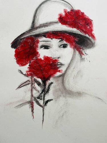Le parfum du secret di Sylvie Pulur, Disegno in vendita su Singulart