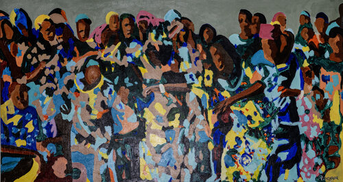 Dunumba dance de Macoumba Ndiaye, Pintura a la venta en Singulart