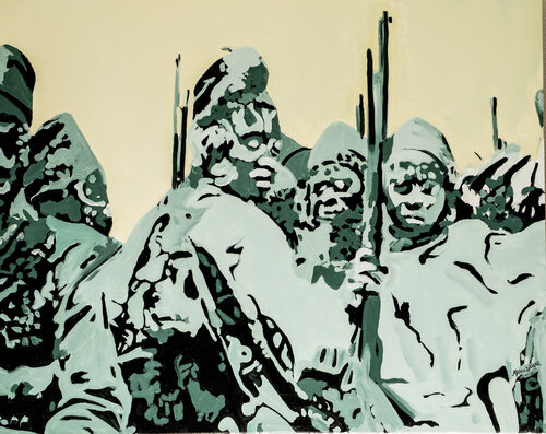Shadows of honor de Macoumba Ndiaye, Pintura a la venta en Singulart