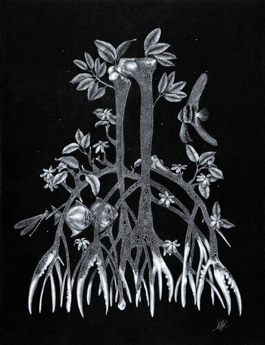 Interconnexion by Charlotte Mollet, Drawing for Sale on Singulart