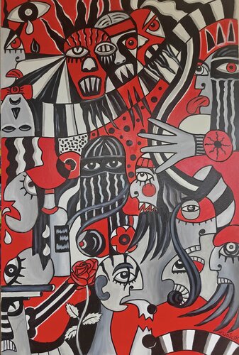 L'oeil du Chaos von Henri Wojcik, Malerei kaufen auf Singulart