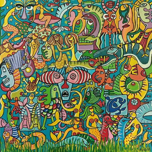Libertad 1 van Henri Wojcik, Schilderij te koop op Singulart
