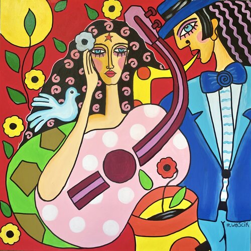 Esmeralda by Henri Wojcik, Painting for Sale on Singulart